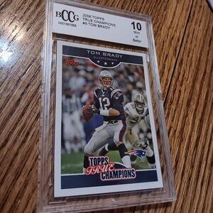 2006 Topps Tom Brady True Champions Insert - BCCG 10 MINT